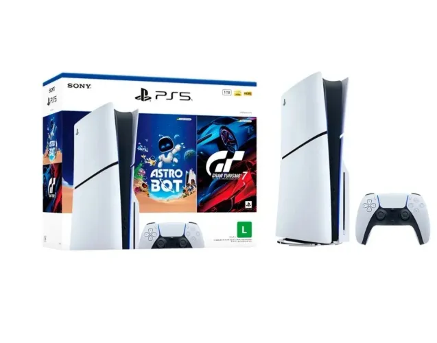 PS5 1TB com 2 jogos mídia física