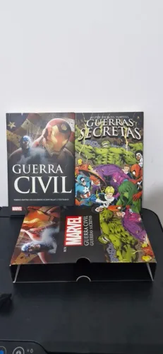 Box marvel guerra civil e guerra secreta