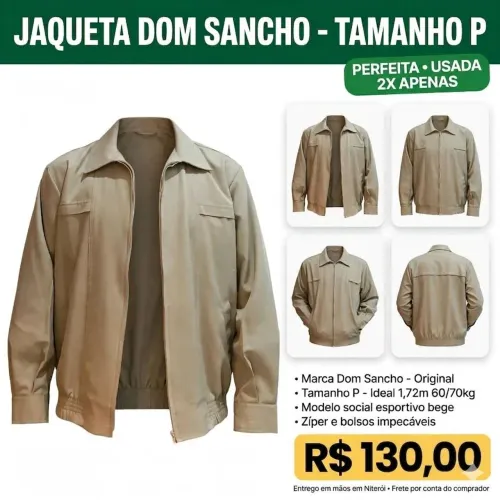 Jaqueta social esportiva Dom Sancho