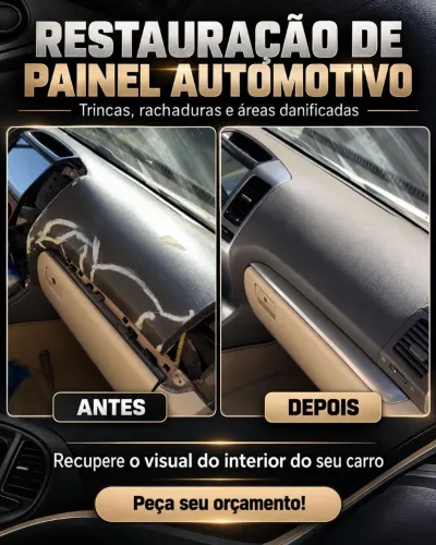 Restauração de painel carros