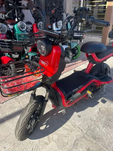 Bicicleta Elétrica 1000w vermelha