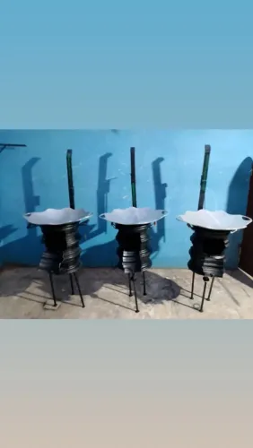 Kit fogareiro portátil com tacho em alumínio