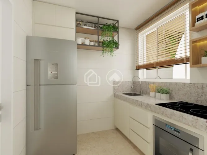 Apartamento 2 quartos com suíte, frente, 2 vagas  Buritis, Belo Horizonte