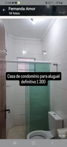 Alugo casa com 2 dormitórios