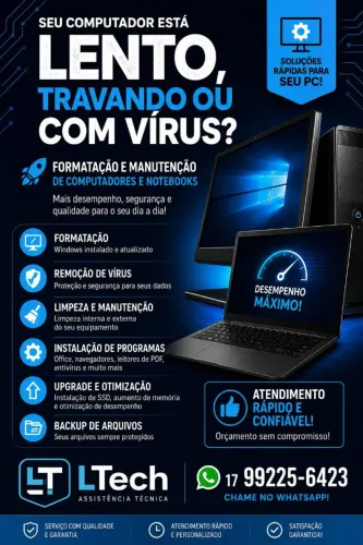 Formatação de Computador e Notebook | Windows | Manutenção | LTech