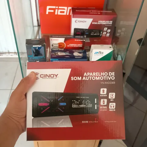 Rádio automotivo com bluetooth