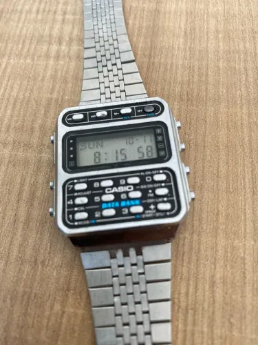 Relógio Vintage Casio CD-401 Databank Módulo 246 - Original Anos 80 (Funcionando Tudo)