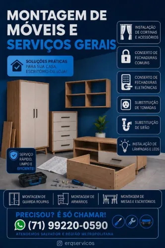 Montador de móveis e instalações gerais