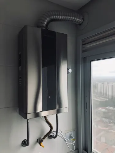 Instalação de aquecedor a gás 