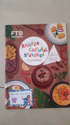 Como Novo - Livro Riqueza Cultural - Culinária - 2° ano fundamental FTD 