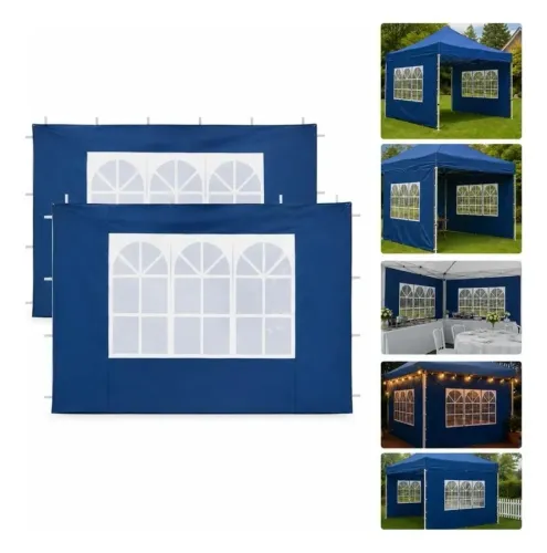 Parede com janela para tenda 3x3