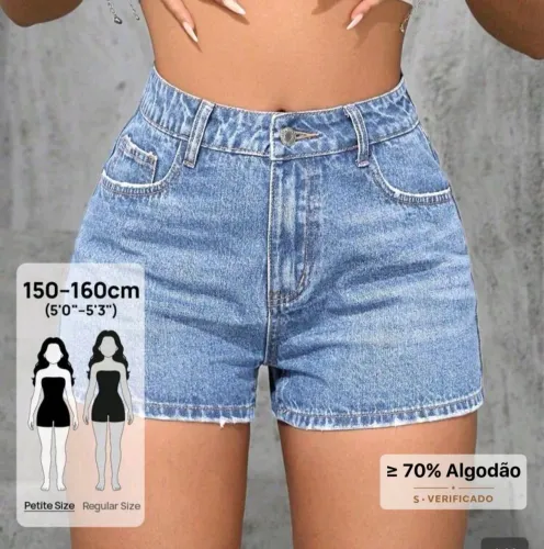 Short jeans claro shein M