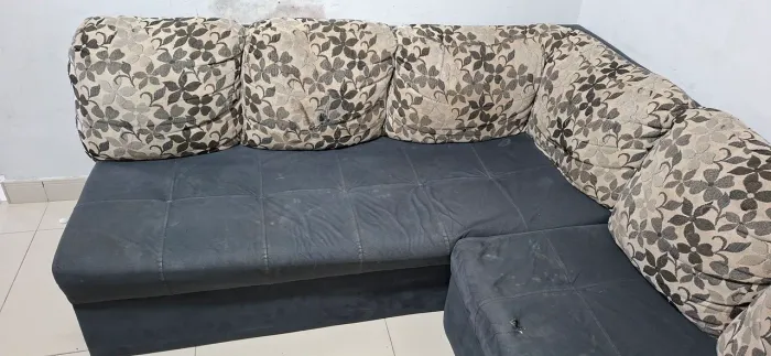 Sofa em L 5 lugares 