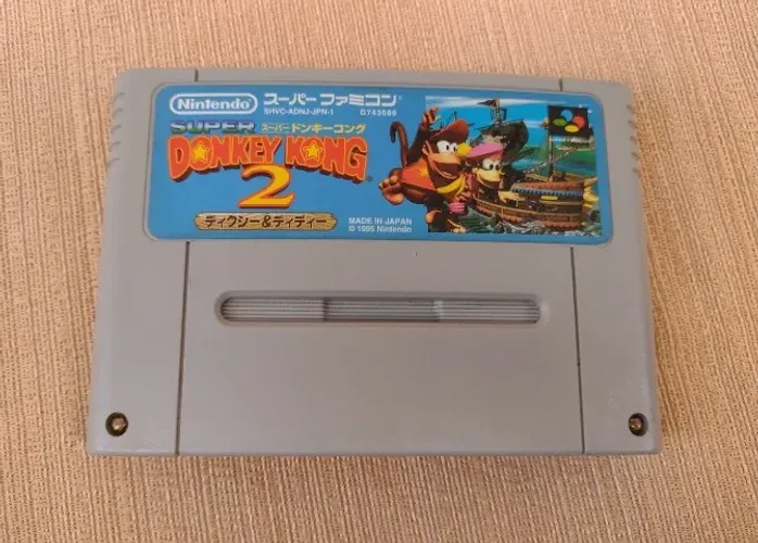 Donkey Kong 2 Cartucho Original Japonês Para Super Famicom