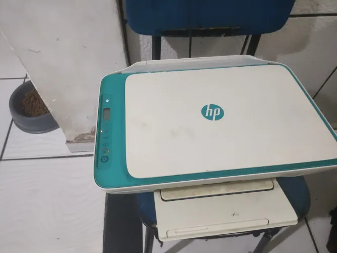 Impressora Hp scanner colorido e wifi ligando 