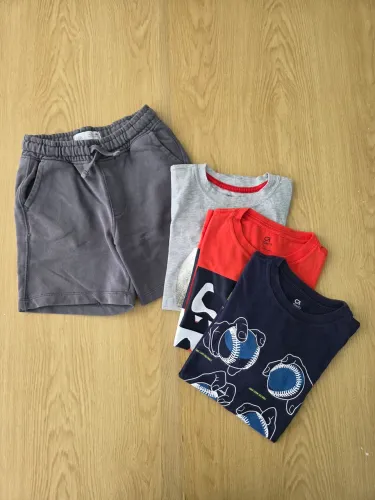 lote infantil camiseta gap e zara 7/8 anos