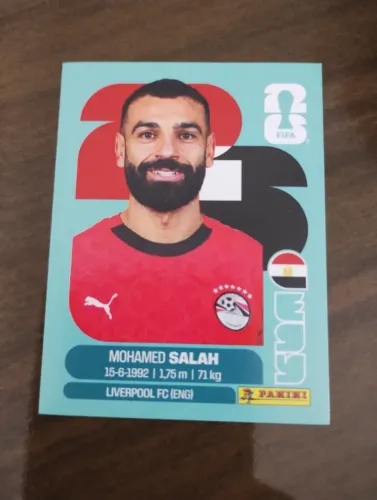 Figurinha Mohamed Salah EGY 17 Copa 2026