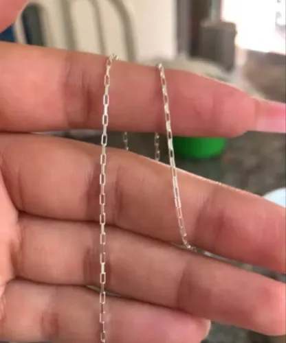 Corrente de prata 925, modelo Cartiê de 70 cm