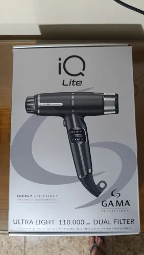 Secador Professional GAMA IQ Lite Max Black 127V