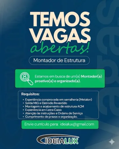 Vaga Comunicação visual