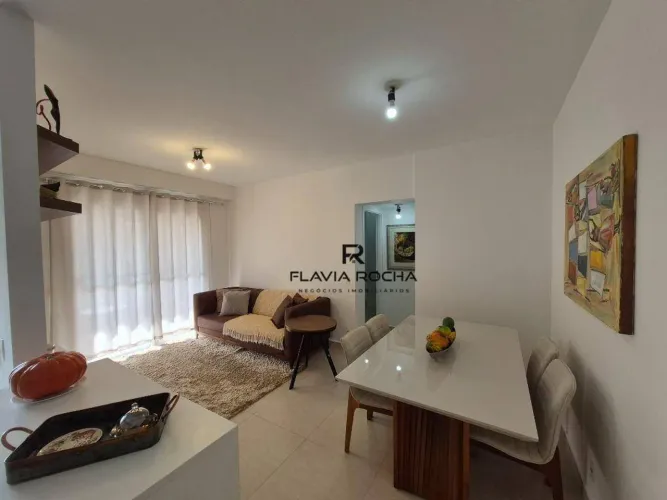 Condomínio Hit Alphaville - Apartamento Mobiliado com 1 dormitório para alugar, 51 m² - Em