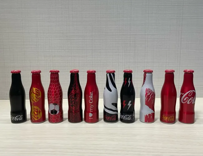 Garrafinhas Coca-Cola colecionáveis 11 unidades