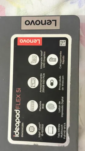 VENDO: Notebook IDEAPAD LENOVO FLEX 5i - usado