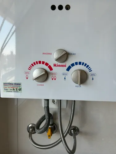 Aquecedor de Água a Gás Rinnai REU 157 BR