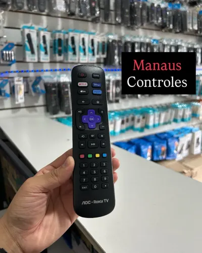 Controle Tv Aoc Roku smart Original ( Promoção )