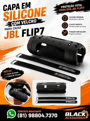 Capa com velcro JBL FLIP7