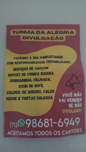 Fazemos sua panfletagem com disposição e responsabilidade faça sua panfletagem 