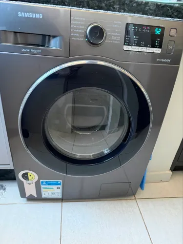 Máquina Lava e Seca Samsung 3 em 1 Digital Inverter Ecobubble Inox 11kg