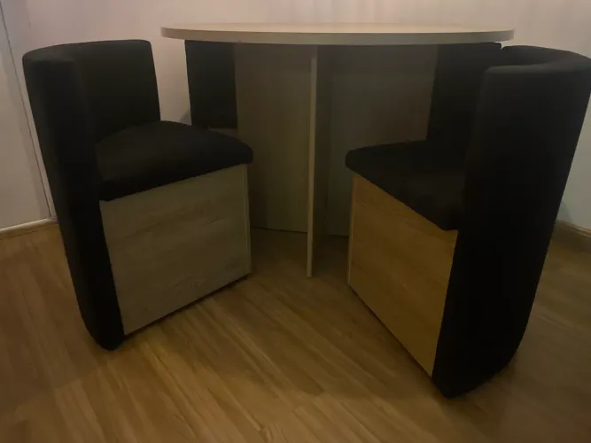 Conjunto Sala De Jantar Nira Kappesberg 4 Cadeiras Veludo Preta
