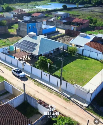 Mini Chácara | Centro, Paripueira | Casa estilo fazenda com piscina e campo de futebol