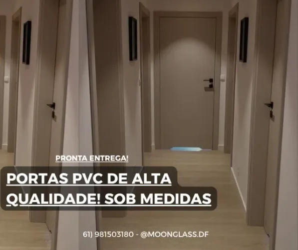portas pvc da melhor qualidade prontas para serem entregues