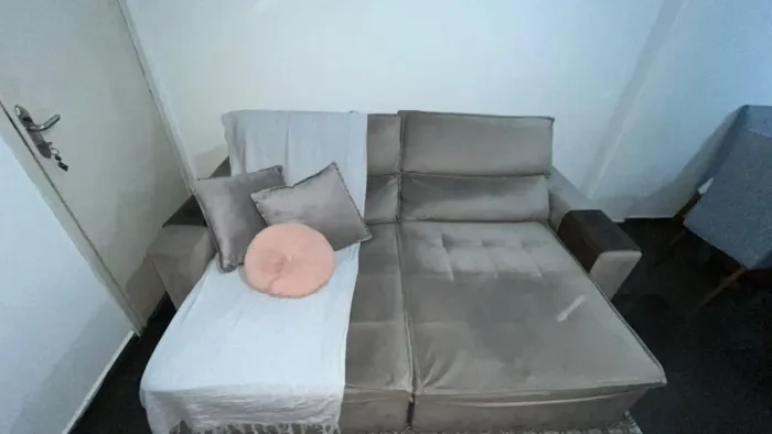 Sofá Cama Cinza 