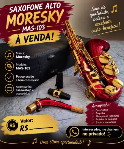 Vendo Saxanfone alto só no Pix 