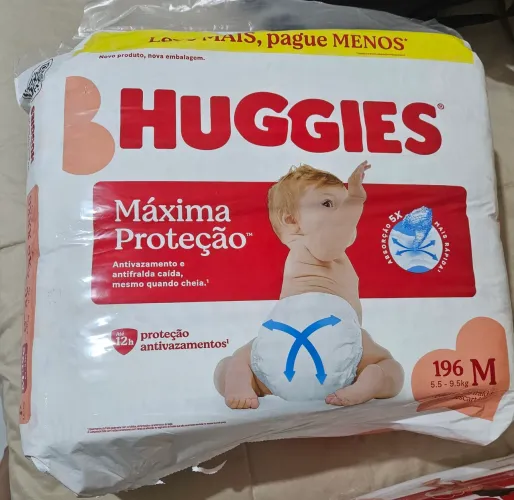 Fraldas Huggies Supreme Care M