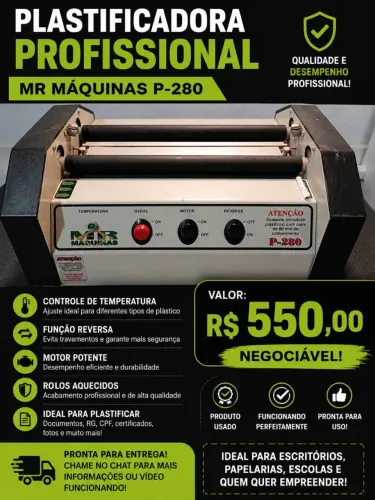 Máquina de Plastificação