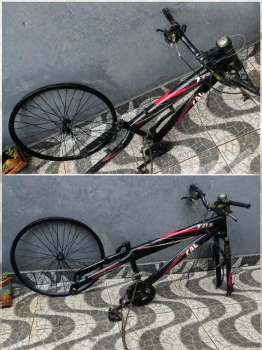 Quadro Caloi aro26 e roda raio grosso