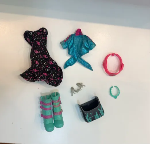 Monster High - Lote de Roupas Lagoona Ghouls Nigh Out *vendo separado ler descrição*
