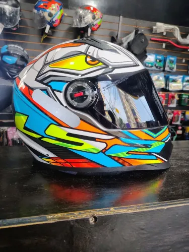 CAPACETE LS2 TAM 62 Viseira fumê óculos integrado