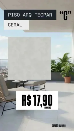 Piso Cerâmico Arc Tec 43x43 Tipo C | Promoção Imperdível