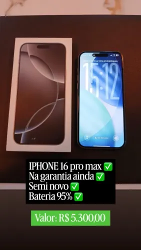 IPHONE 16 PRO MAX ?