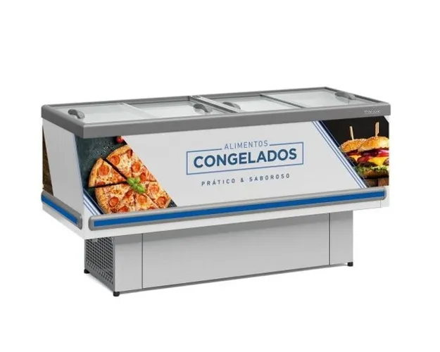 Ilha para Congelados Branca
