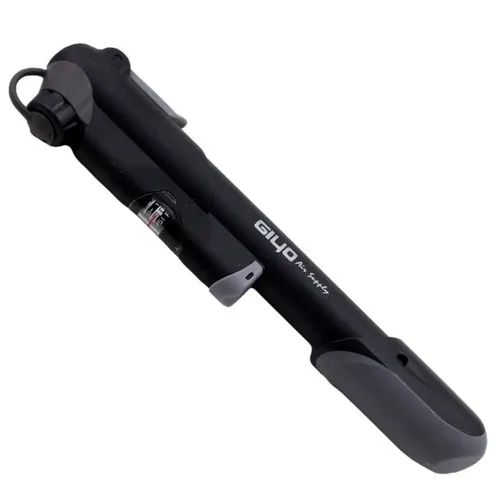 Mini Bomba Portátil Bikes Giyo GP-41S c/ Manômetro até 100 psi Bico Presta e Schrader 7681