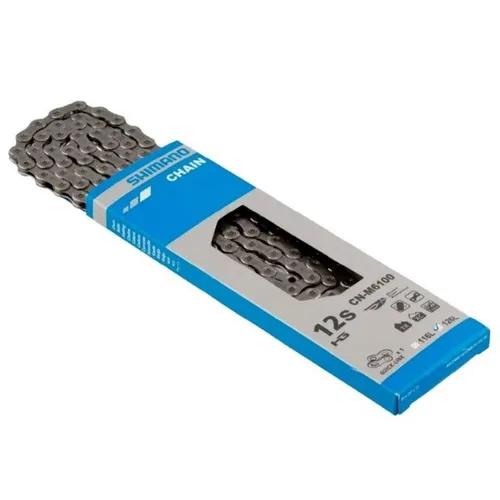 Corrente Bicicleta Shimano Deore M6100 12 Velocidades 126 elos Serve Slx Xt Xtr 12v 7781