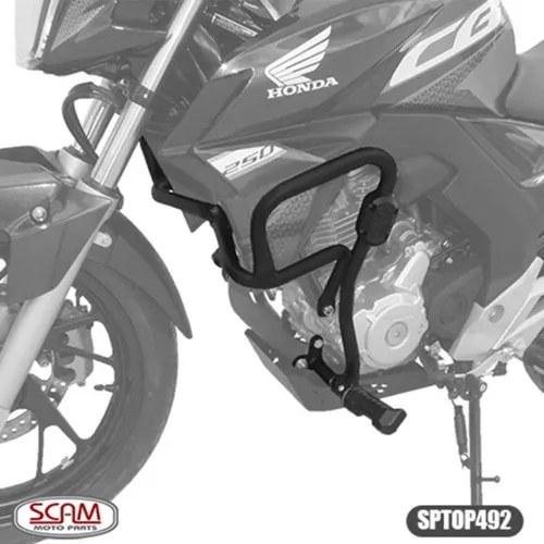 Protetor De Motor Carenagem Cb Twister 250 Scam Com Pedal.  (Entrega Gratis)
