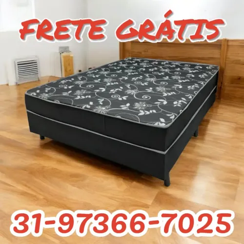 CAMA BOX CASAL D33 / SUPER PROMOÇÃO