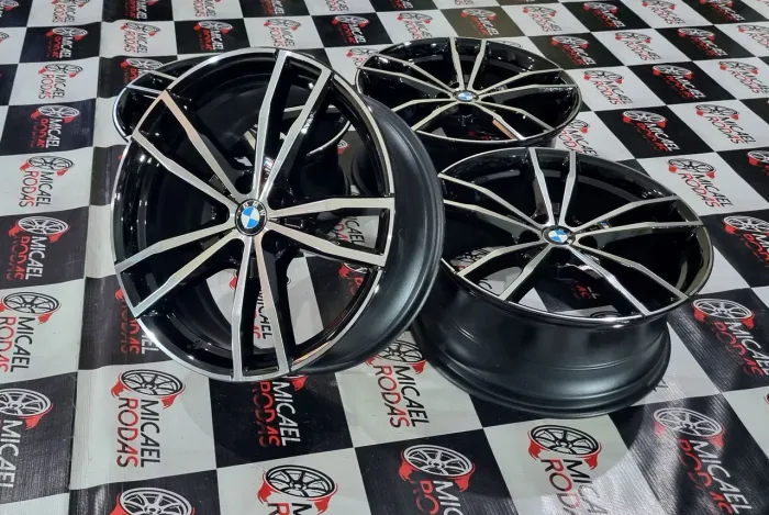 Jogo de rodas 19" Bmw Msport 330i OEM 5x112 Originais + Pintura Nova 
